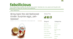 Desktop Screenshot of fabzilicious.org